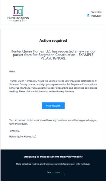 Example TrustLayer Email Example TrustLayer Email