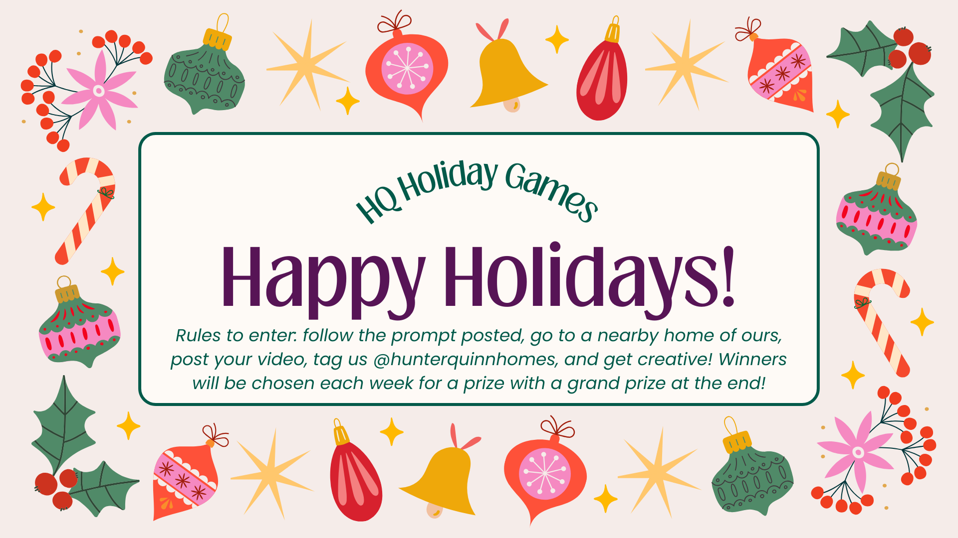 Festive Class Agenda Presentation in Green and Red Vintage Holiday Style Festive Class Agenda Presentation in Green and Red Vintage Holiday Style